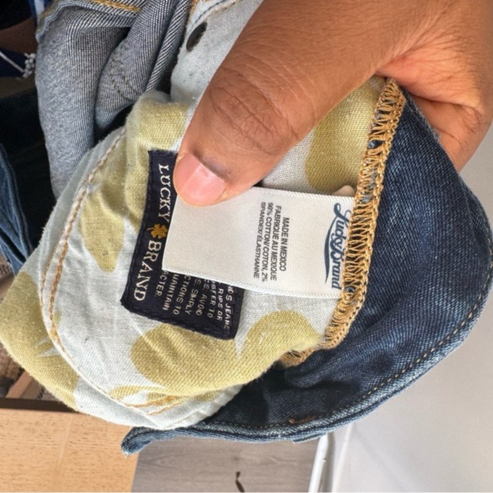 Lucky Brand Dark Blue Flare Jeans - Picture 7 of 9